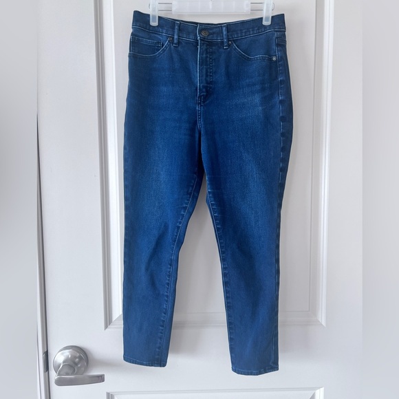 Express Blue Skinny High Rise Women’s Jeans - Picture 1 of 6